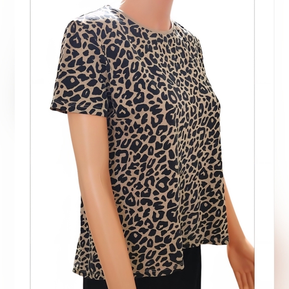 Zara Leopard Print Top - Picture 2 of 5